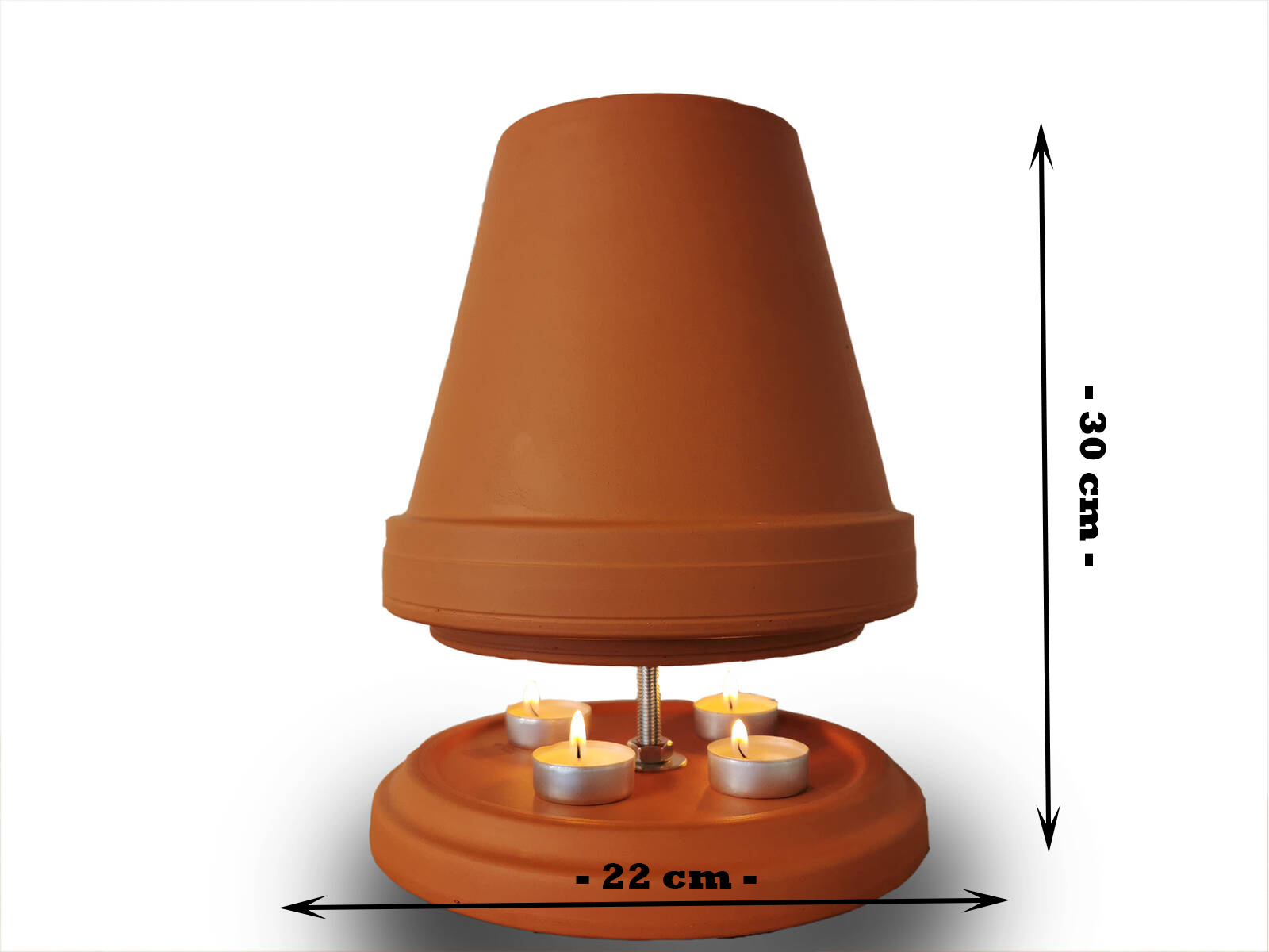 MeinHeimwerkermarkt Heizstrahler Teelichtofen