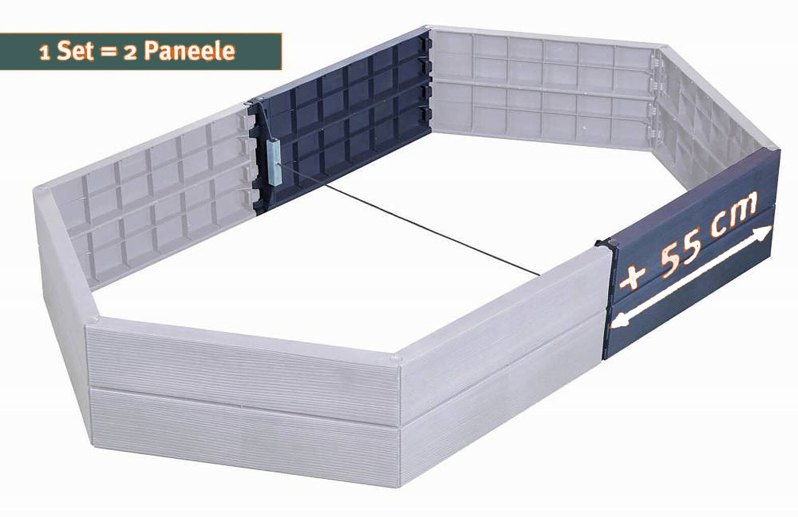 Garantia Hochbeet Hochbeet-Verlängerungsset 645101