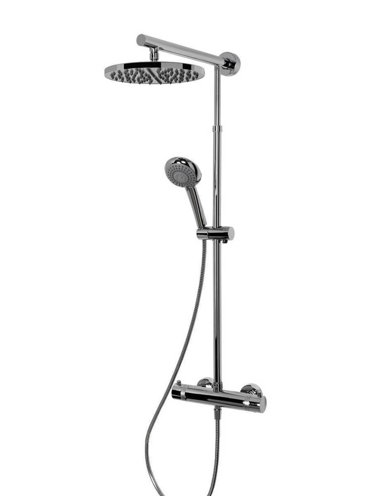 Schulte Duschmaster Rain mit Tellerbrause  und Thermostat D9640 Regendusche