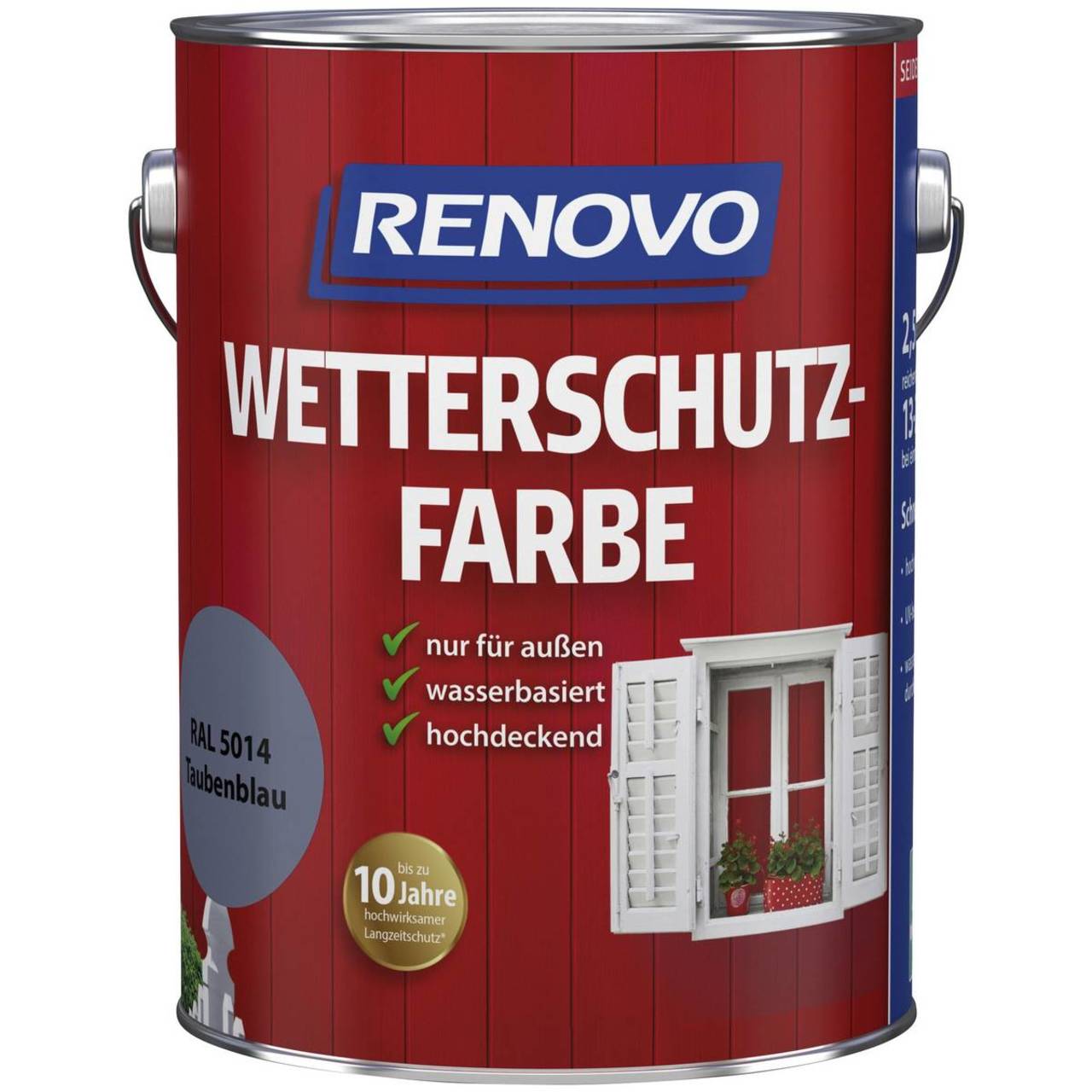 RENOVO Wetterschutzfarbe Taubenblau 