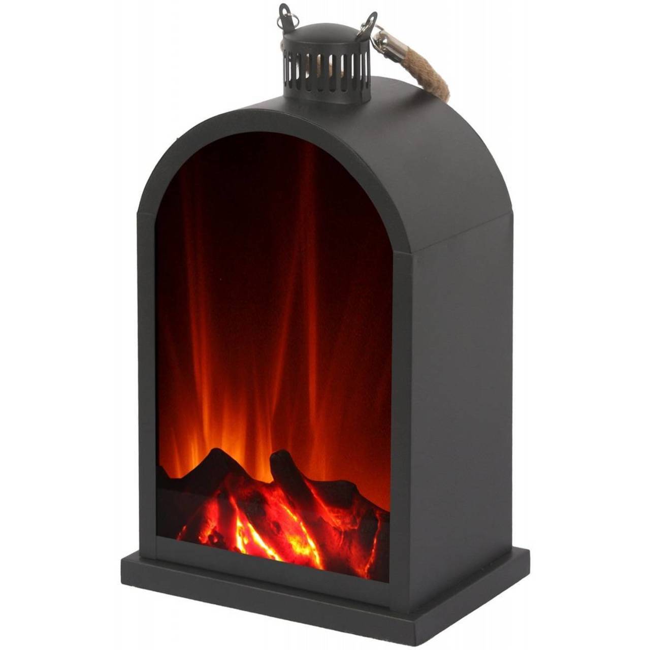 El Fuego Laterne / Leuchte »AY0549« - mit realistischem Flammeneffekt