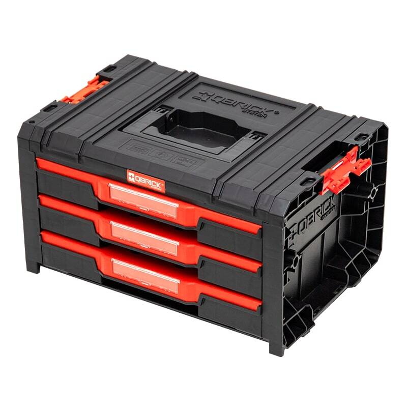 Qbrick Werkstattwagen Qbrick System PRO 2.0 DRAWER 3 TOOLBOX BASIC