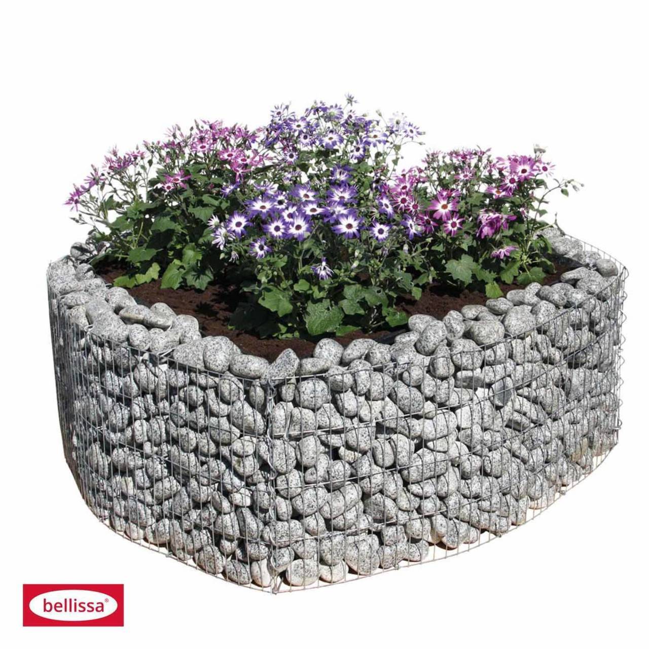 Belissa Hochbeet Basic - 4-Eck - Ø 113 cm - Höhe: 40 cm - inkl. Trennfolie