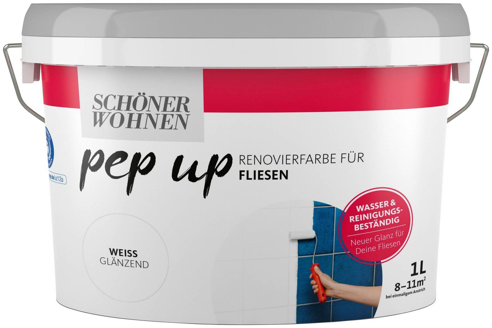 SCHÖNER WOHNEN pep up - Renovierfarbe weiss Glänzend