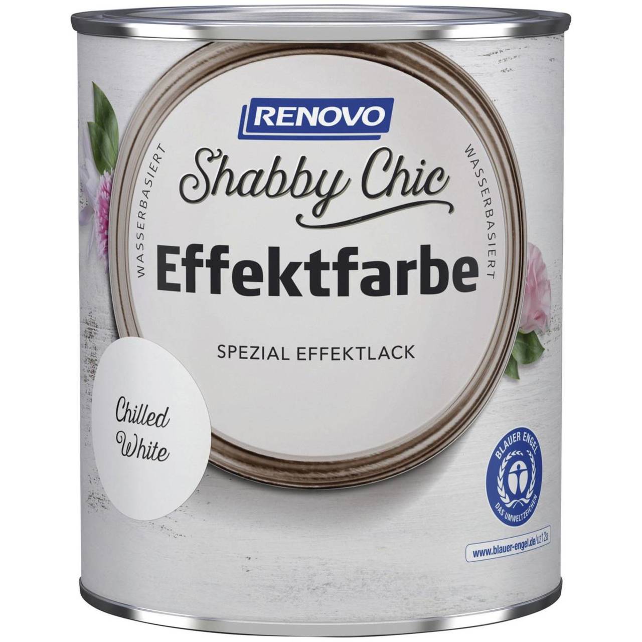 RENOVO Shabby Chic Effektfarbe Chilled White 