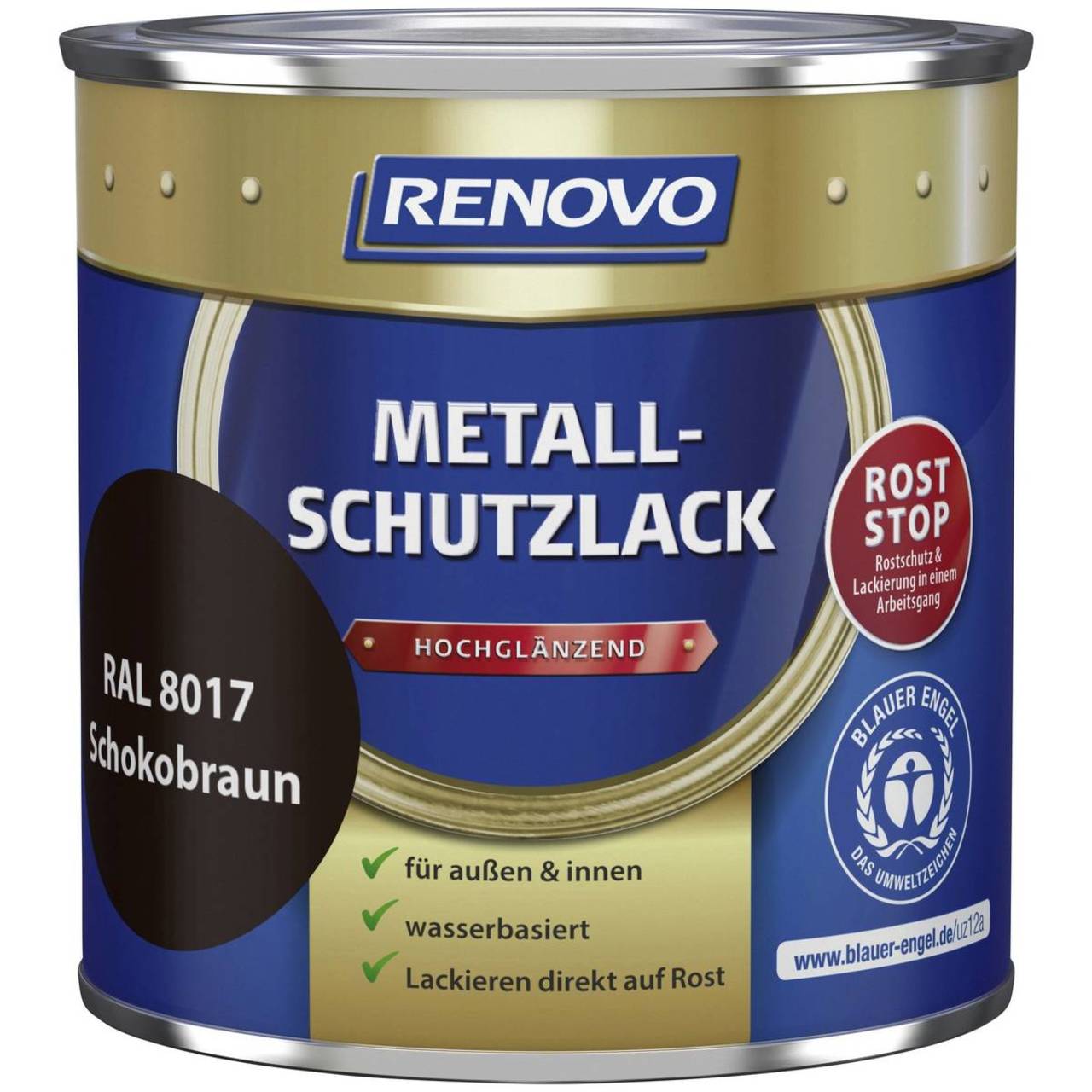 Renovo  schokobraun Glänzend