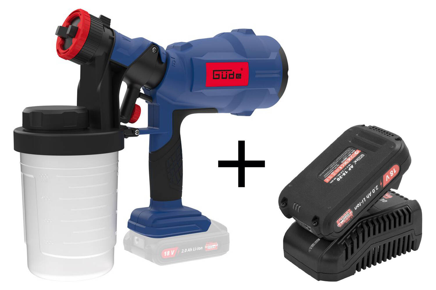 Güde Akku-Set FP-18